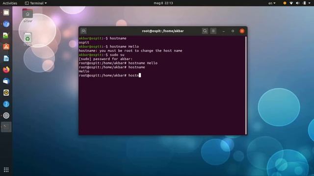 How to change hostname in Linux Ubuntu смотреть онлайн