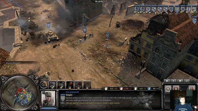 Company of Heroes 2 - Live Stream смотреть онлайн