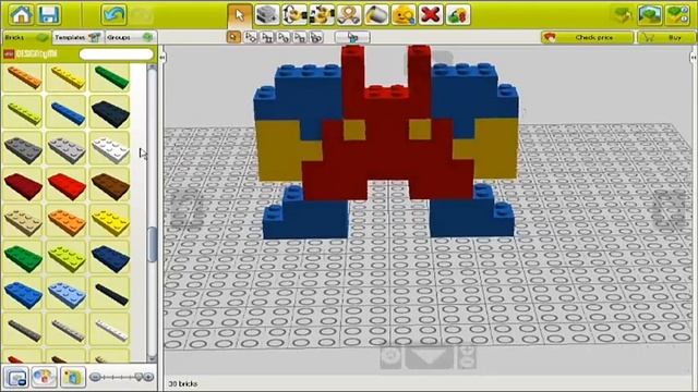 DISEÑO MARIO BROS LEGO DIGITAL DESIGNER смотреть онлайн