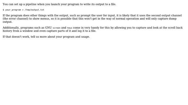 Unix & Linux: Redirection of output from the terminal to a file in unix/linux (3 Solutions!!) смотреть онлайн