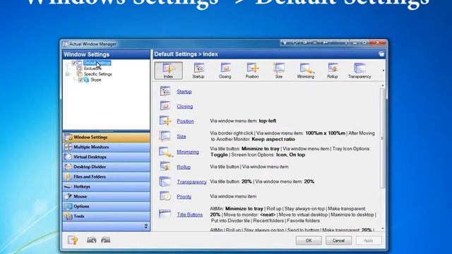 How to move all windows to the desired monitor at startup - Actual Window Manager смотреть онлайн