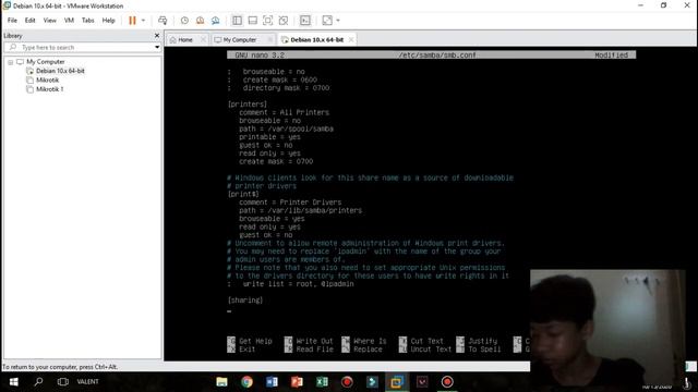 #5 INSTALL DAN KONFIGURASI SAMBA DI DEBIAN 10 смотреть онлайн