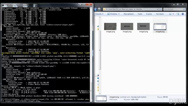 FFMPEG ile Diğer Video Formatlarından Thumbnail Alma Örnekleri смотреть онлайн