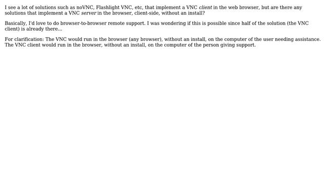 VNC Server in Client Web Browser? смотреть онлайн