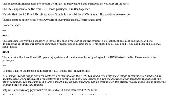DevOps & SysAdmins: Difference between FreeBSD 8.0 CD and DVD смотреть онлайн