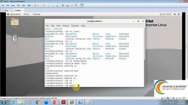 Lecture-6How to Create File &Directory in Linux with Brief Description about Data planing RHEL LINU смотреть онлайн