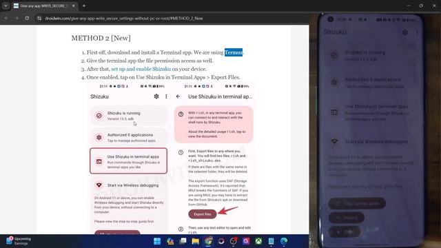 How to Give Any App WRITE SECURE SETTINGS Permission Without PC or Root смотреть онлайн