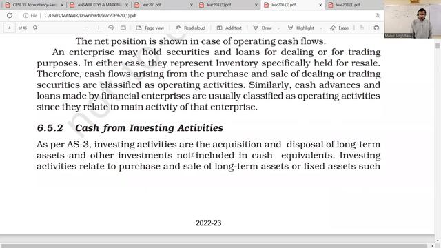 XII MWF & TTS REVISION CASH FLOW STATEMENTS CLASS-1 (23.12.2022) смотреть онлайн