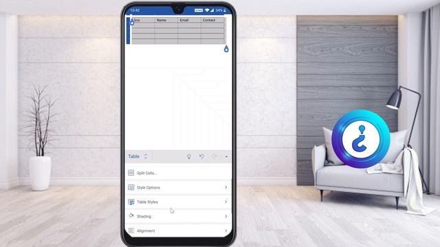 How to insert and edit Table in Word Document App on phone смотреть онлайн