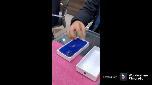 iPhone 12 256GB blue mini unboxing in Pakistan смотреть онлайн