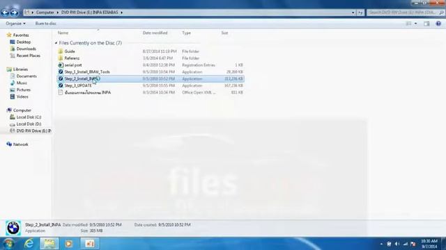 BMW INPA Install video 2018 смотреть онлайн
