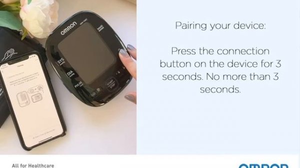 How To Download and Pair the Omron Connect App with Your Compatible Omron Device Via Bluetooth®