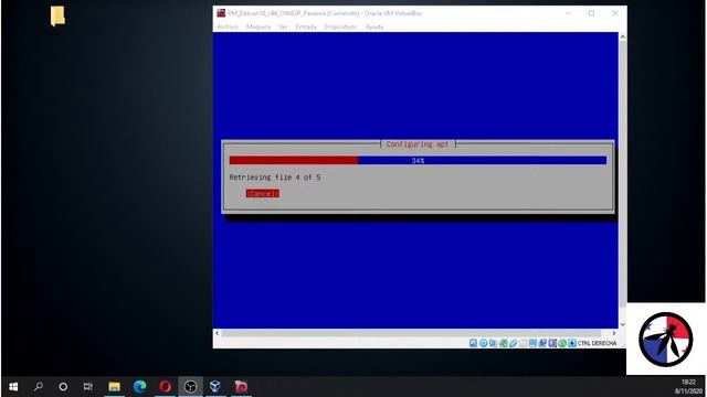 Creando VM Debian 10 x64 para talleres de OWASP Panamá смотреть онлайн