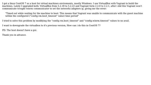 DevOps & SysAdmins: CentOS VitualBox Downgrade смотреть онлайн