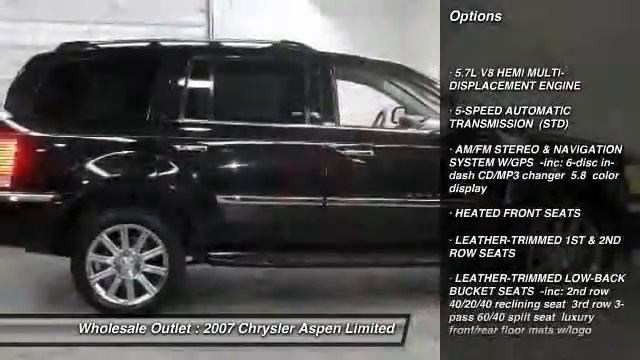2007 Chrysler Aspen Limited Waterford NJ 08089 смотреть онлайн