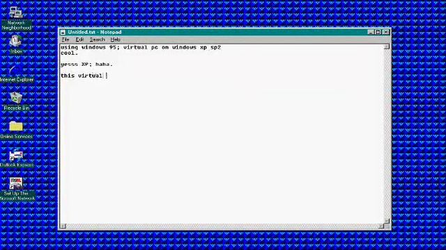 Windows 95 on Windows XP смотреть онлайн