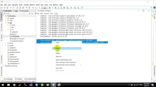 How to Insert real data to firebase with android studio - part 2 смотреть онлайн