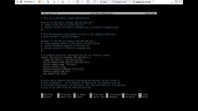 DHCP server debian 10 смотреть онлайн