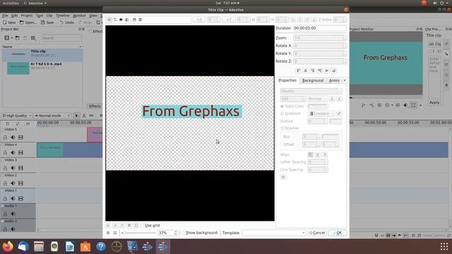 Kdenlive How To Coerrect Spelling Error With Difficult Background Color смотреть онлайн