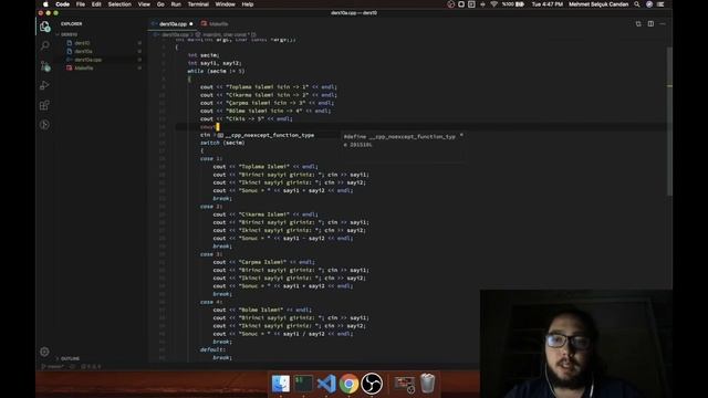C++ ile Programlamaya Giriş Serisi Bölüm 10 "Hesap Makinesi Uygulaması" смотреть онлайн