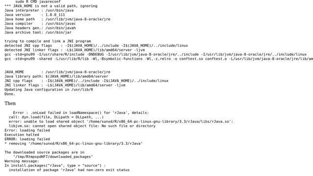 Ubuntu: Install rJava on Ubuntu failed смотреть онлайн