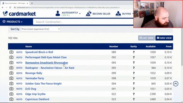 Yugioh Rise Of The Duelist EU Market Watch, Prices Are Now Settling After A Booming Weekend
