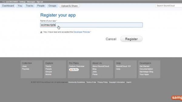 Cara Membuat Soundcloud Client ID