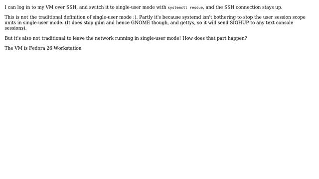 Unix & Linux: Why is the network not stopped on shutdown / single-user mode? смотреть онлайн