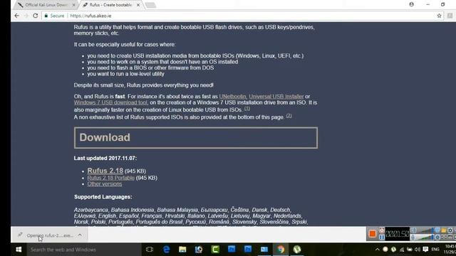 How to make a bootable Kali Linux Pen Drive смотреть онлайн
