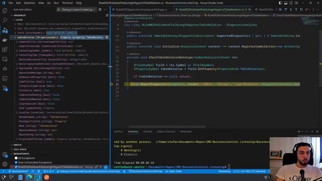 Live Coding: BC.LinterCop / Validate field length against TableRelation смотреть онлайн