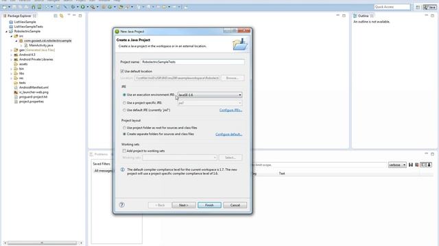 Setting up an Android project with Robolectric under Eclipse смотреть онлайн