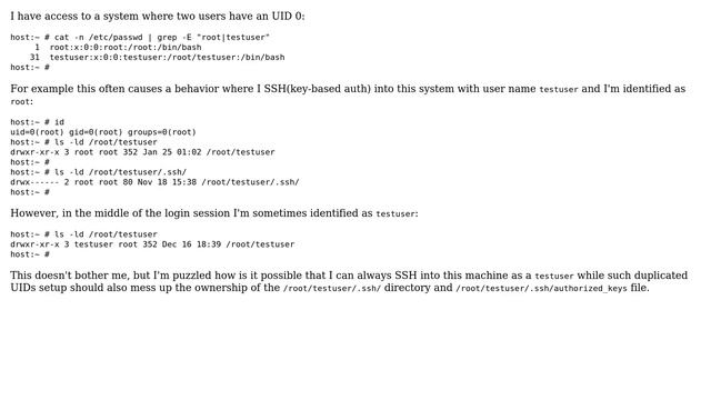 How do $HOME/.ssh directory and $HOME/.ssh/authorized_keys file permissions work when multiple... смотреть онлайн