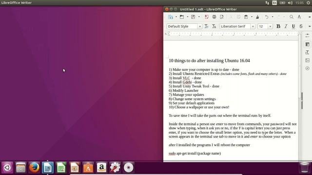 10 things to do after install ubuntu 16.04 смотреть онлайн