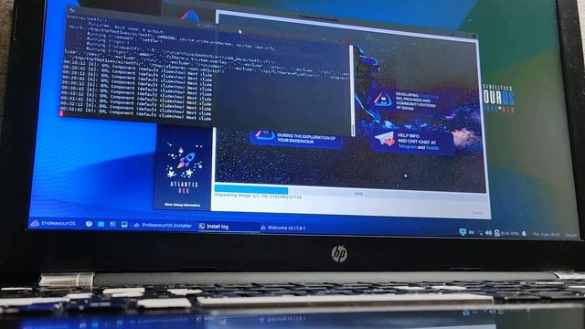 Timelapse of me installing Endeavour OS смотреть онлайн