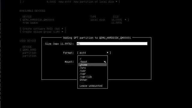 Linux: Partitioning demo during the installation смотреть онлайн