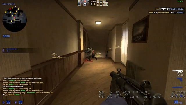 Doing weird and funny stuff with random players on casual server [CSGO casual game] смотреть онлайн
