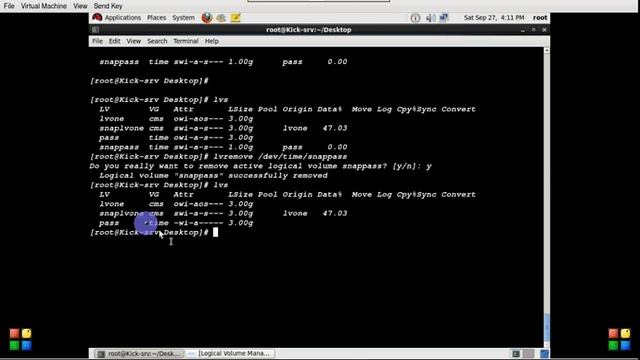 20} Linux partition LVM Remove by Command Line Part-4 смотреть онлайн