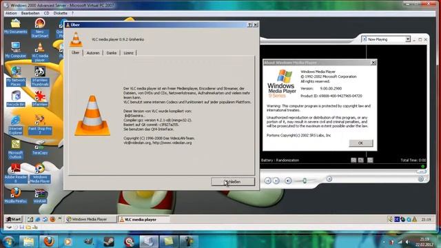 Windows 2000 Advanced Server IN Virtual PC 2007 смотреть онлайн