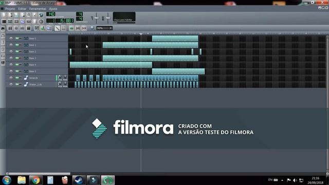 Primeiro BEAT Lmms studio смотреть онлайн