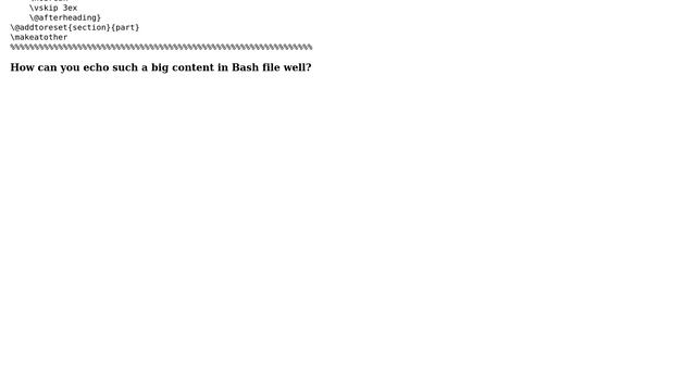 Unix & Linux: How do I echo a lot of content in a bash script? (3 Solutions!!) смотреть онлайн