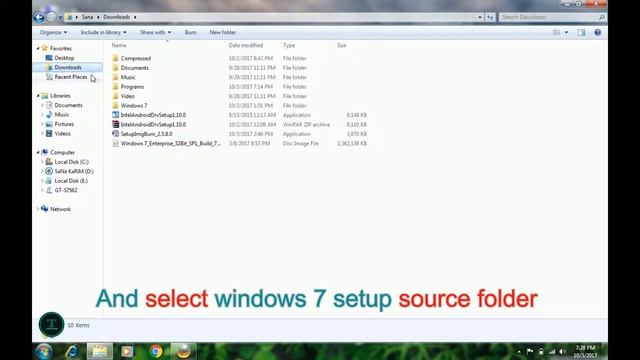 How to make bootable windows 7 iso image ready file from setup смотреть онлайн