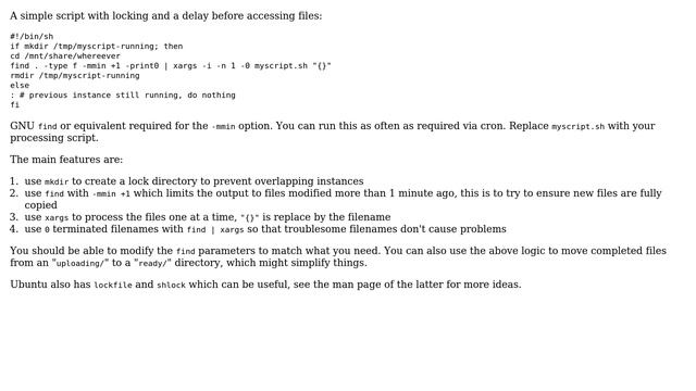 Unix & Linux: Lock folder when running cron (3 Solutions!!) смотреть онлайн