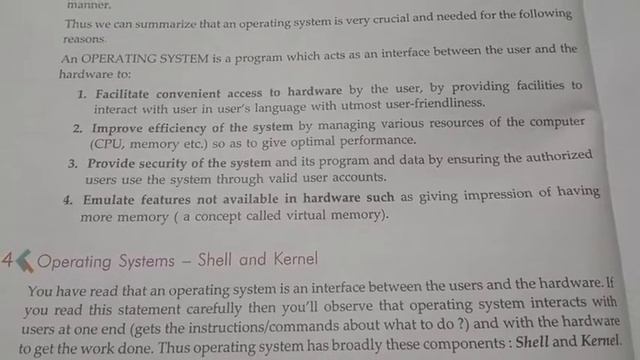 Need of operating system, kernel and shell смотреть онлайн