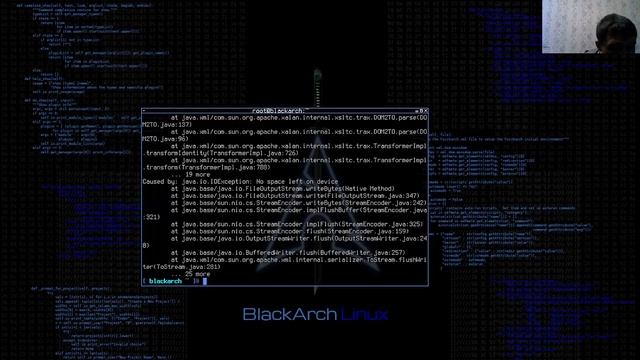 blackarchLinux знакомство с операционной системой для пинтеста смотреть онлайн