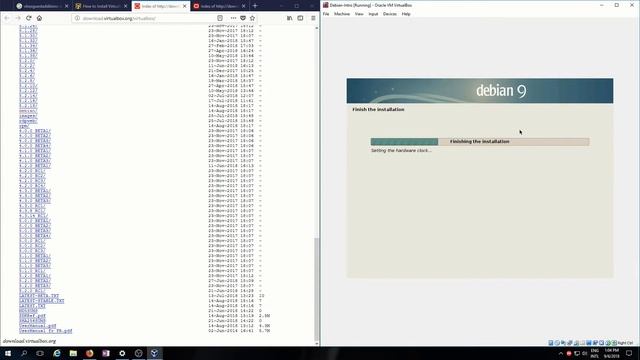 Debian Installation on VirtualBox & Guest CD features installations смотреть онлайн
