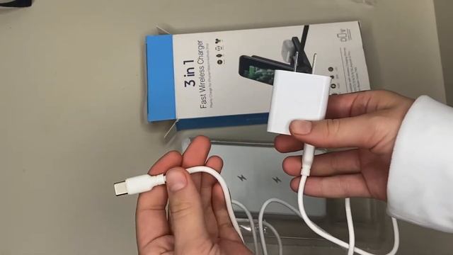 Review of Wireless Charger, Foldable Fast Wireless Charger Station for iPhone 13/12/11/Pro/Max/XS смотреть онлайн