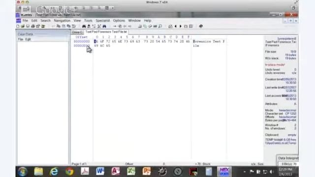 CISS 100 Disk & Files Forensics BinHex Editor Demo смотреть онлайн