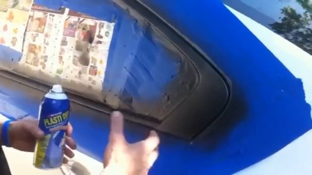 PlastiDip on Window Trim - Black Out Chrome Window Trim on Your Car - Dipyourcar.com смотреть онлайн