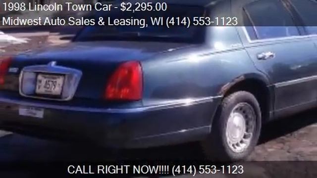 1998 Lincoln Town Car for sale in Milwaukee, WI 53210 at the смотреть онлайн