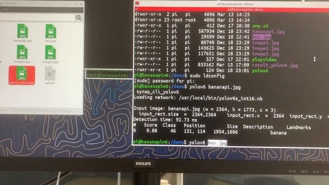 Banana Pi M6 with Senarytech(Synaptics) VS680: npu demo with armbian Debian 12 yolov6 смотреть онлайн